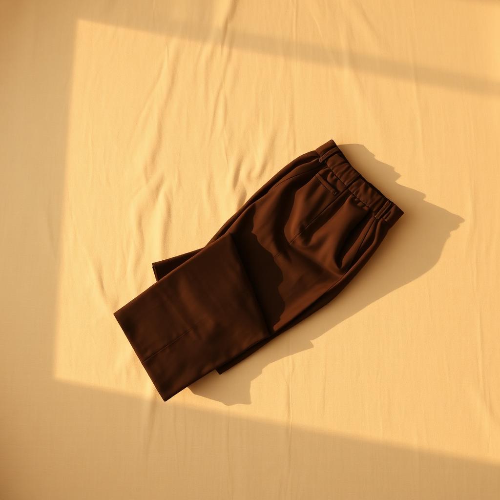 Tailored chocolate trousers